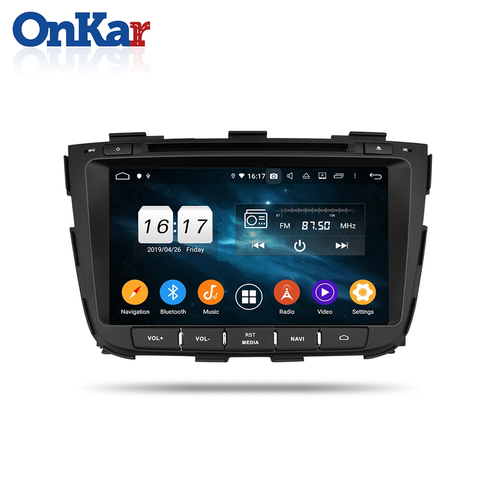 

ONKAR 2 Din Car Radio For Kia Sorento 2013 2014 Car DVD Player Android 9.0 4GB+64GB 8 Inch Full HD Screen Wifi Bluetooth DSP