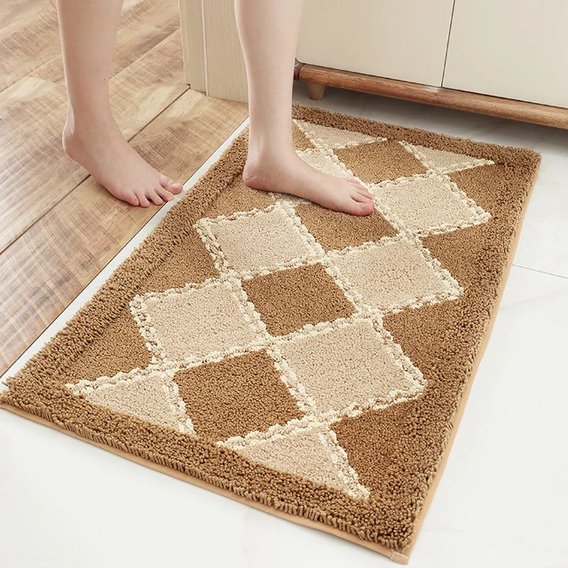 Домашний Декоративный Коврик для передней двери с принтом фланелевый