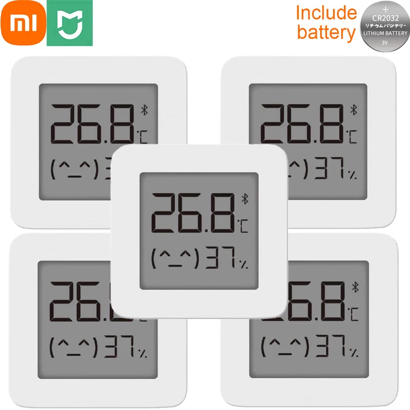 

5/4/3 Pcs Mijia Bluetooth-compatible Thermometer 2 Electric Humidity Smart Home Wireless Hygrometer LCD Digital Moisture
