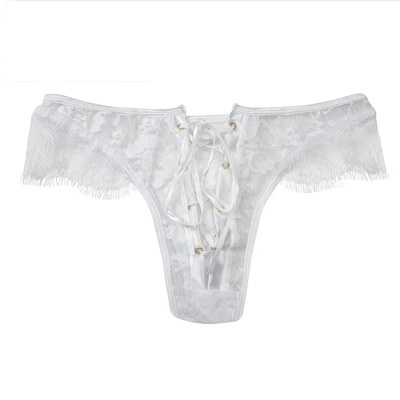 Comeonlover женские сексуальные кружевные трусики белые цветочные с низкой талией