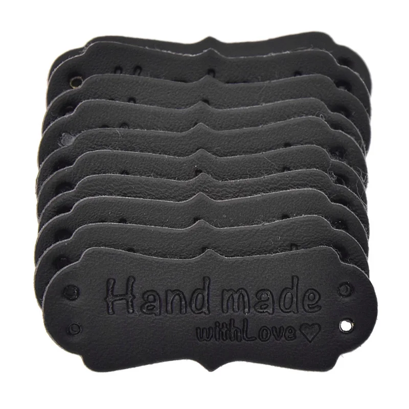 Этикетки для одежды ручной работы с принтом сделай сам кожаные этикетки шитья