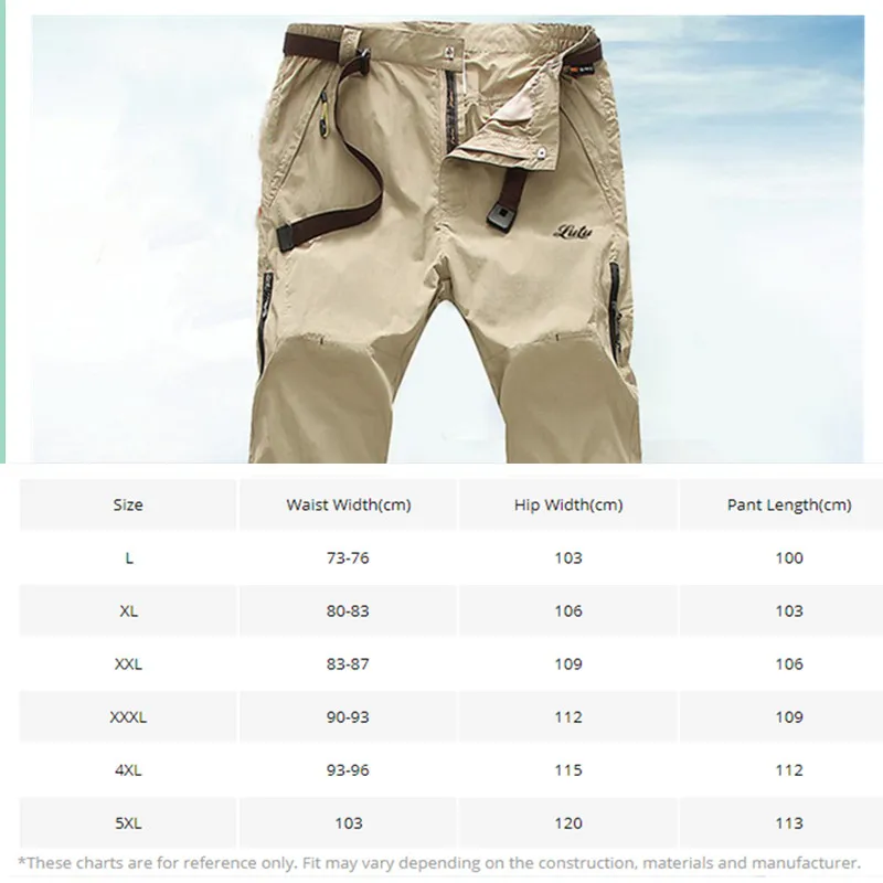 

Autumn New Quick-drying Pants Men's Outdoor Trekking Camping Climbing Sports Two-piece Detachable Breathable Sunscreen Trousers