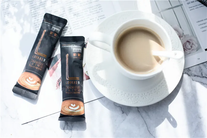 

Free shipping Hooca South Korea Nanyang Lookas9 Sugar-Free Low Card Silky Instant Latte Coffee