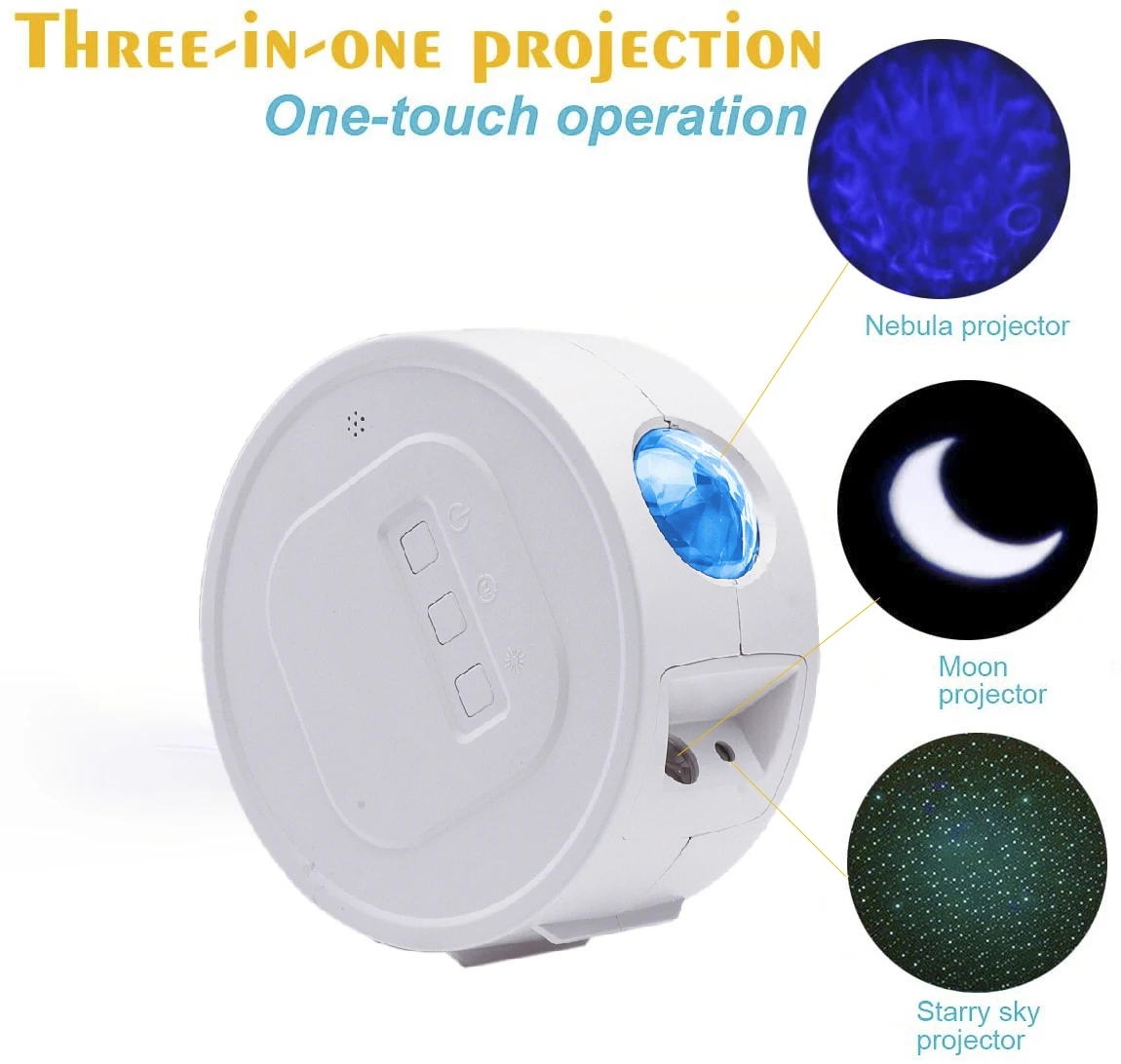 

ZK50 Starry Sky Projector Star Night Light Upgraded Smart WIFI Ocean Waving Lights Moon Starry Romantic Projectio Lamp for Gifts