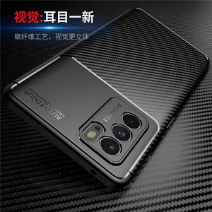 for oppo reno6 pro case rubber silicone funda silm carbon coque protective soft phone case for oppo reno 6 pro cover reno6 pro free global shipping