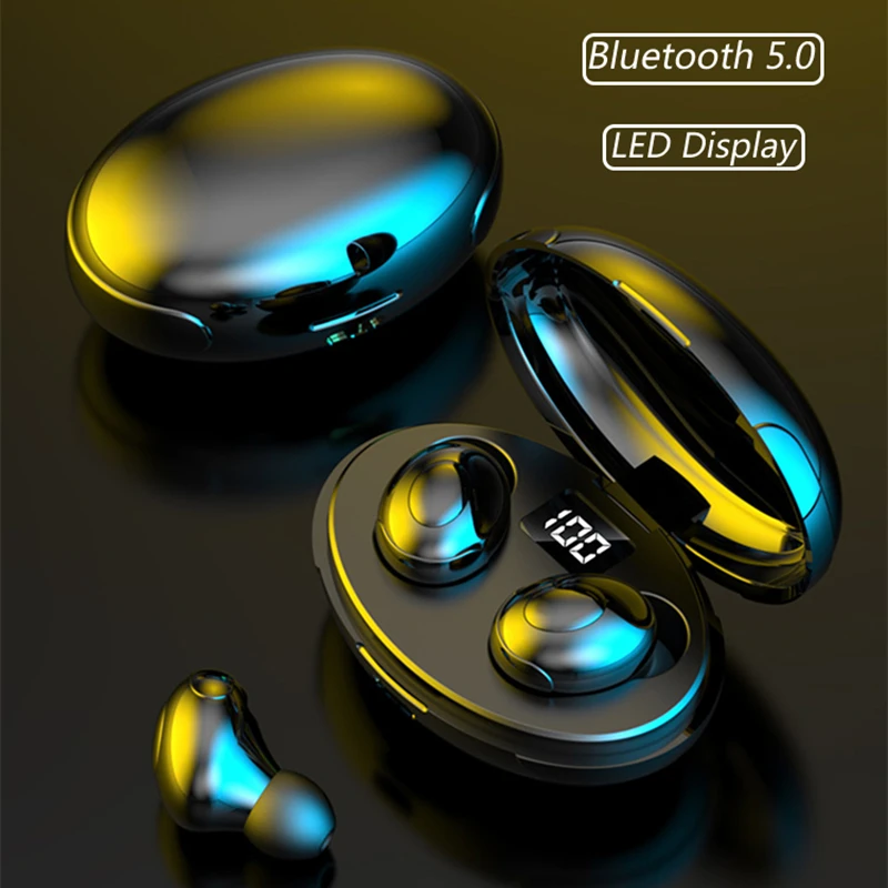 Беспроводные Bluetooth наушники TWS 9D HiFi стерео вкладыши с шумоподавлением