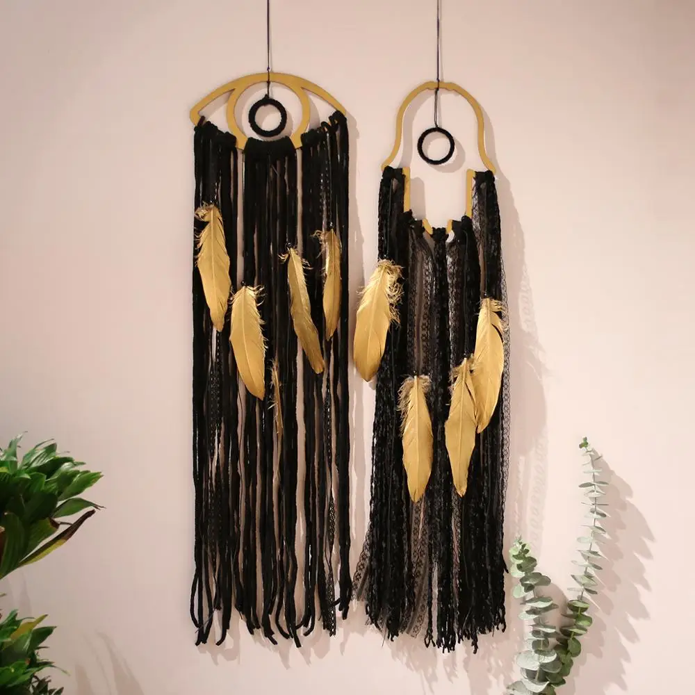 

large nordic black evil eye dream catcher room decoration farmhouse decor sun catcher scandinavian garden decoration outdoor