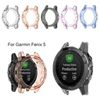 Прозрачный ТПУ защитный чехол для смарт часов чехол для Garmin Fenix 55S plus Силиконовый противоударный защитный чехол рамка