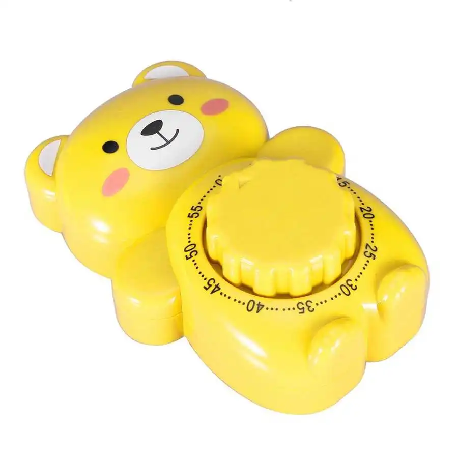 Механический Таймер приготовления пищи мультяшный медведь | Дом и сад