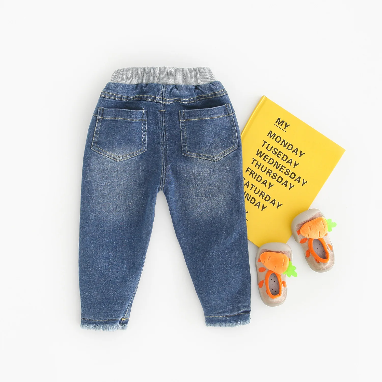 Джинсы с вышивкой для девочек 0 8 лет|girls holes|girls denim pantskids pants |