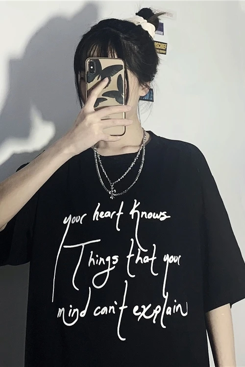 

Women Shirts Streetwear Ladies Print TShirts Oversized T Shirts Short Sleeve Summer Korean Streetwear Tee Top Harajuku Style y2k