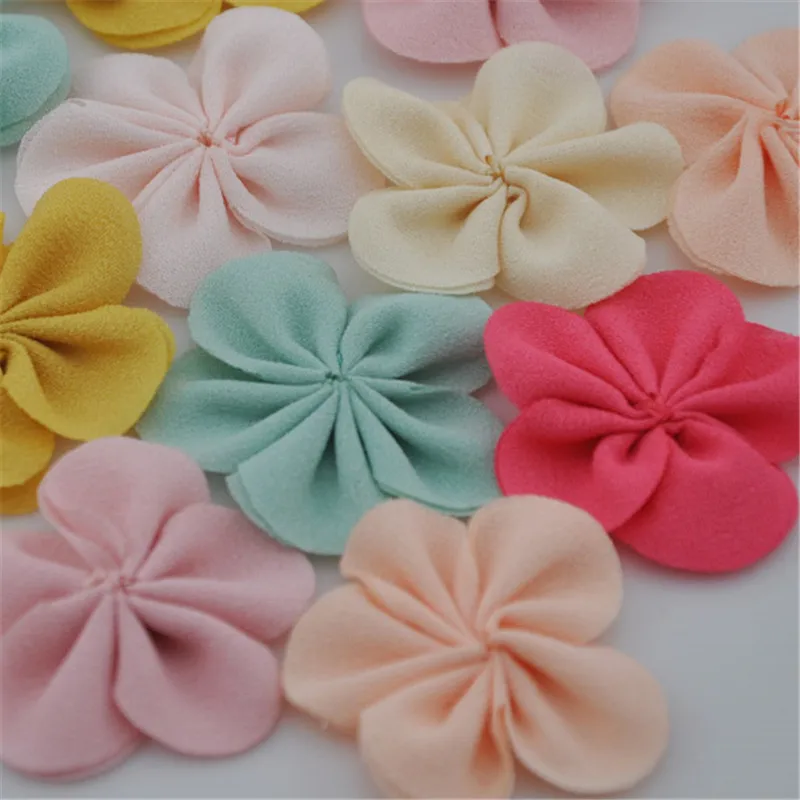 20pcs Ribbon Flowers Sewing Appliques Crafts Wedding Decor A118 | Дом и сад
