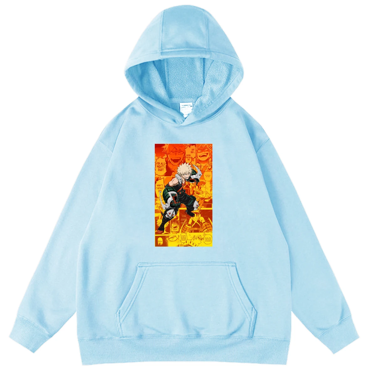 

My Hero Academia Hot Anime Hoodies Men Teen Spring Pullovers Hooded Oversized Sweatshirts Animes Long Sleeve Hoodie Men Tops