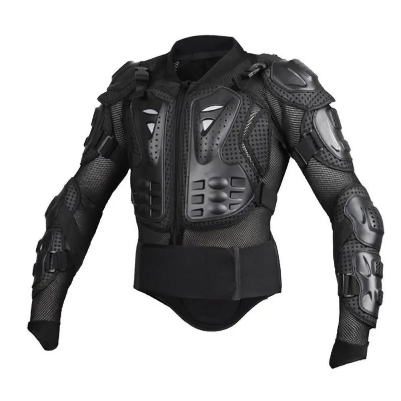 Мотоциклетная куртка S-XXXL Черная/Красная Защитная мотокуртка для езды на