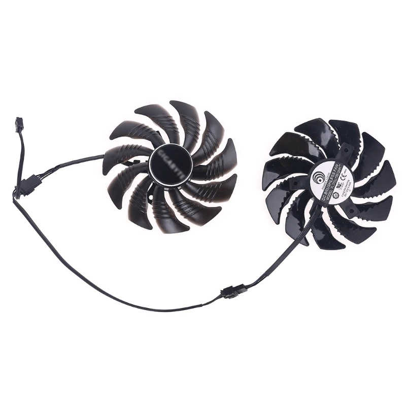 

1/2pcs 88mm PLD09210S12HH 4Pin Cooling Fan for Gigabyte GeForce GTX 1660 1660Ti Graphics Card Cooler Fan