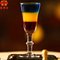 aixiangru rainbow wine glass layered cocktail glass delicious sweet bridesmaid alcohol cup gift glasses for champagne