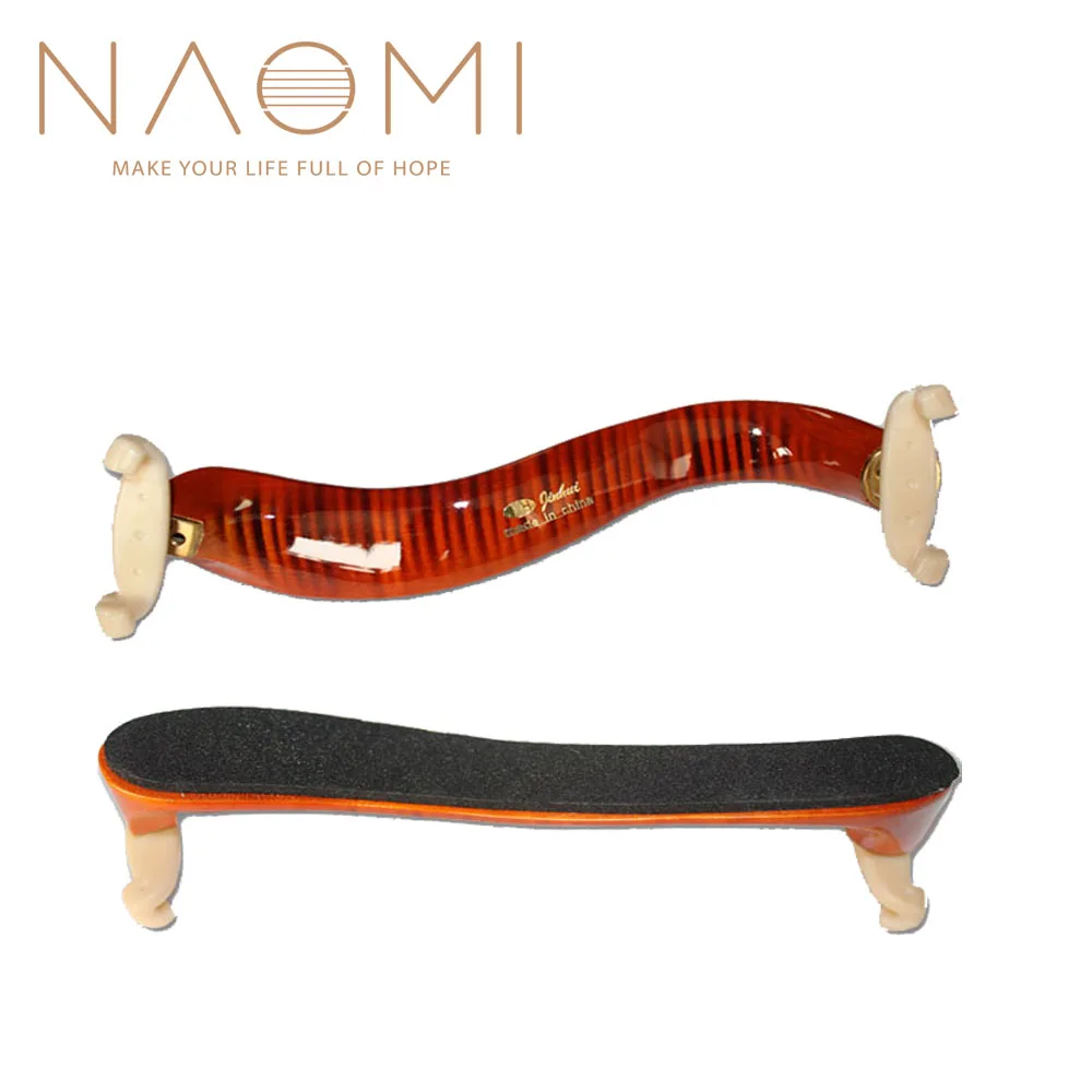 Плечевой упор для скрипки NAOMI регулируемый плечевой 4/4 3/4 с мягкой подкладкой|maple