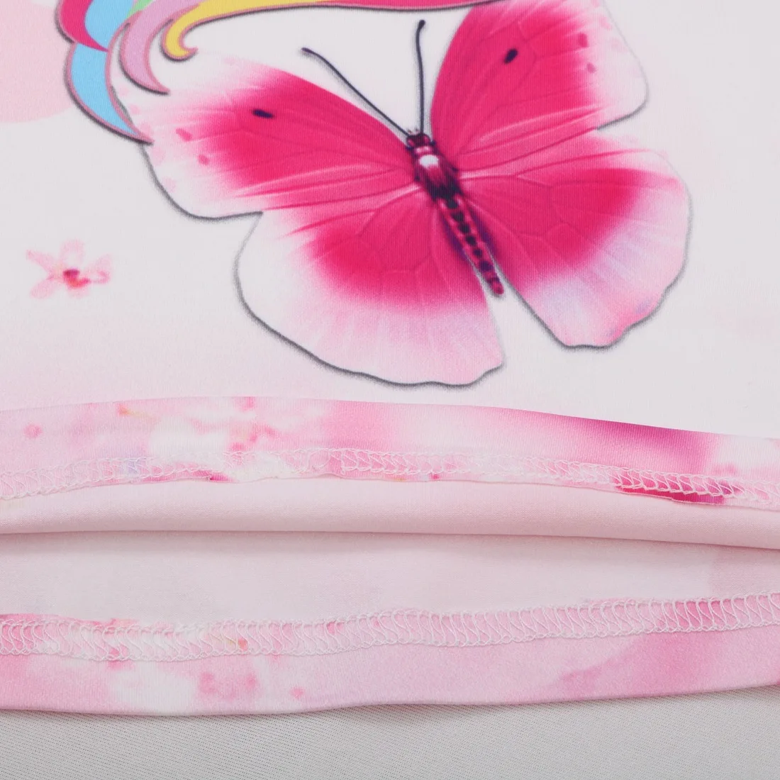 

2020 Grils Dress Summer Butterfly Unicorn Print Baby Girls Dresses Party Princess Dress Sleeveless Birthday Christmas Gift Clot