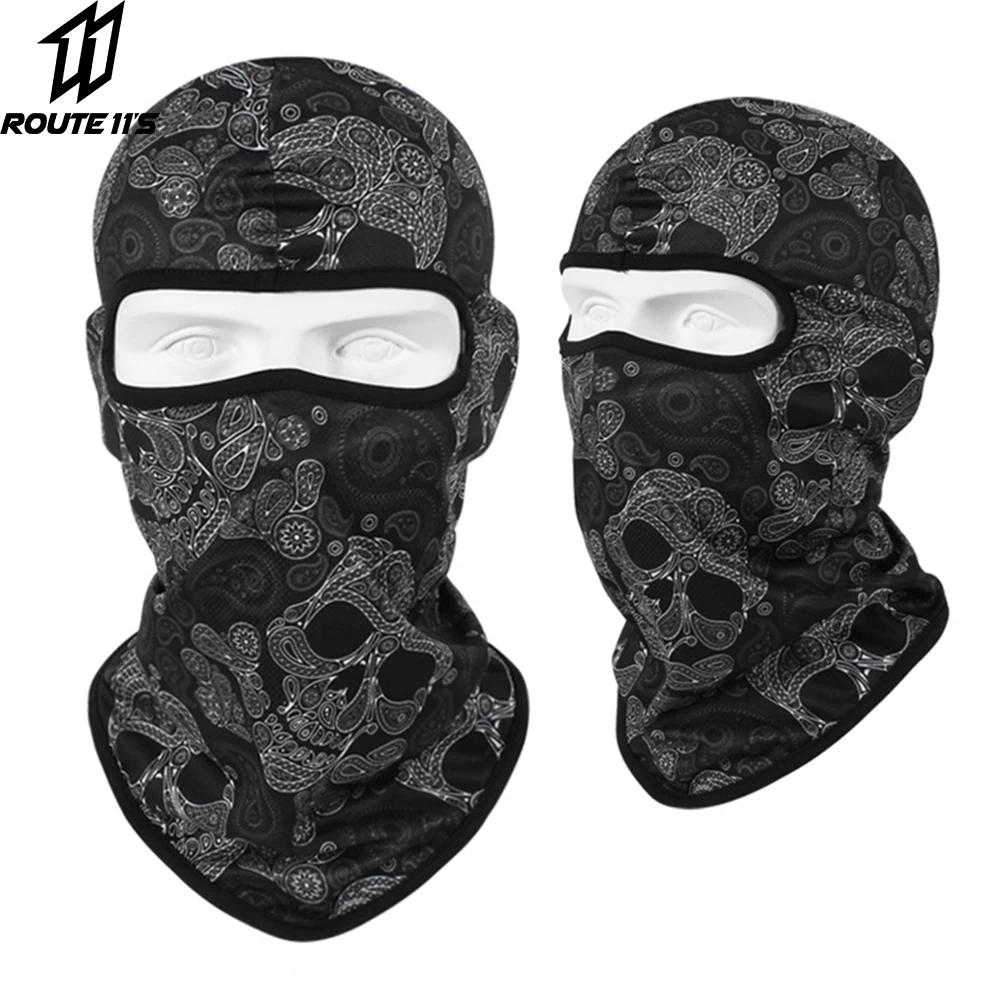 Маска для мотоцикла HEROBIKER, Балаклава, мотоциклетный костюм с черепом, банданы, маска для Хэллоуина, маска для лица с изображением призрака, маска для ресниц, мото