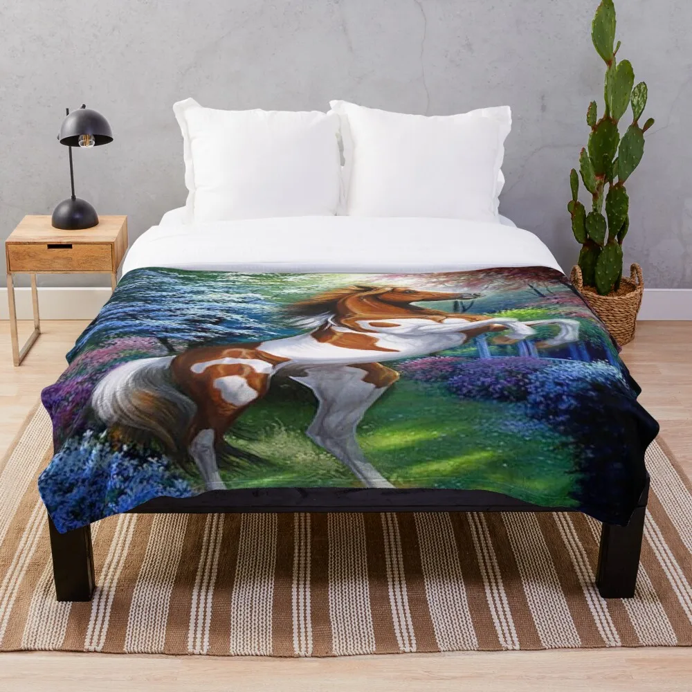 

Детское Флисовое одеяло для верховой езды, с принтом