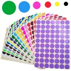 Dot наклейка 6 мм 8 мм 10 мм 13 мм 19 мм 25 мм, Круглый самоклеящийся Dot стикер, офисный и школьный поставщик, смешанные цвета