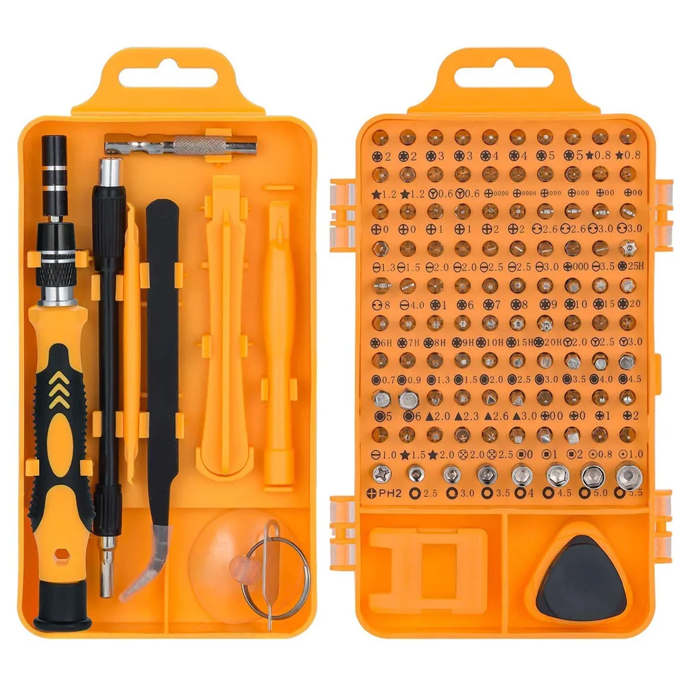

Computer Repair Kit,115 in 1 Magnetic Laptop Screwdriver Kit, Precision Screwdriver Set, Small Impact Screw Driver Set with Case