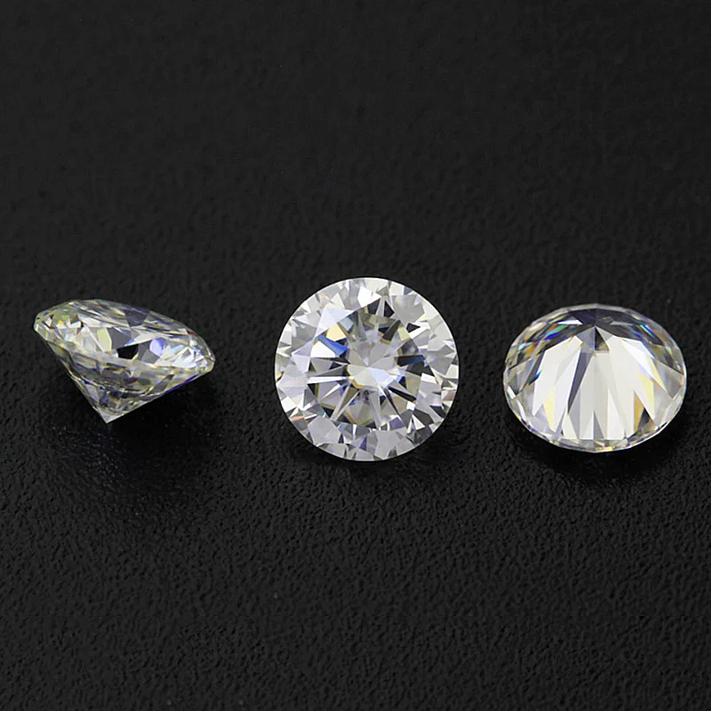 BOEYCJR 0.2ct 3 5mm F Цвет круглой бриллиантовой огранки Муассанит без камень VVS1 отличный