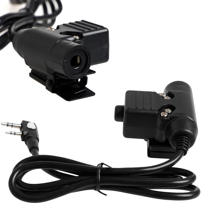 U94 PTT 2Pin Walkie Talkie Transceiver для KENWOOD TYT BAOFENG 5R радиогарнитура|Детали и аксессуары| |