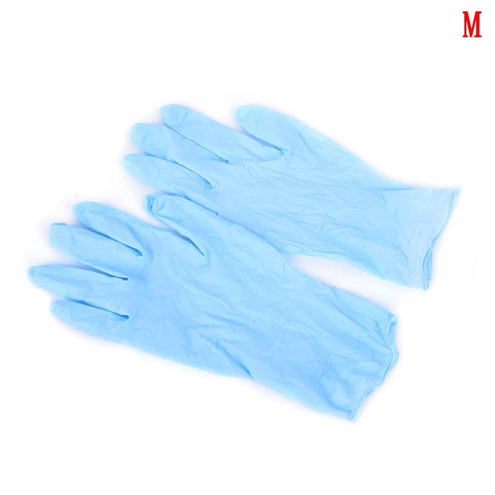 New 10pcs Disposable Blue Gloves Medical Tattoo Cleaning Supplies Household Tattoo Accessories Permanent Makesup
