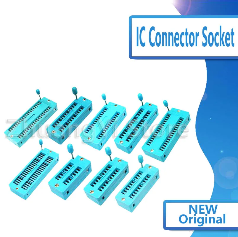 1 шт 14 16 18 20 24 28 32 40 P Pin 2 54 мм зеленая DIP Универсальный ZIF IC гнездо Тесты паяльник с