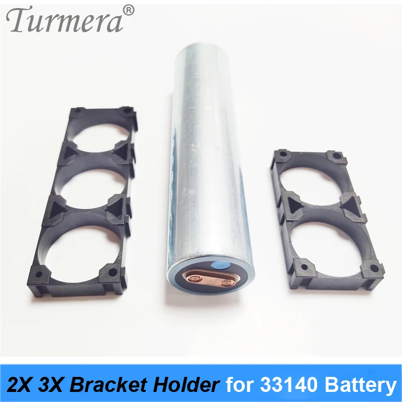 

Turmera 2X 3X Bracket Holder for 3.2V 33140 Lifepo4 Battery Safe Anti Vibration Plastic Case Assembled in Battery Pack Use 10PCS