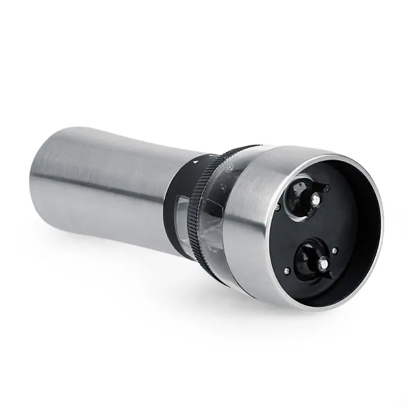 2 in 1 Electrical Seasoning Grinding Salt And Pepper Mill Premium Shaker Spice Herb Grinder for Kitchen Cooking | Дом и сад
