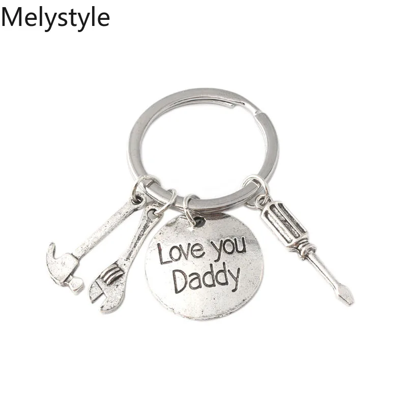 Модель 2019 брелок в форме инструмента виде молотка подвеска для папы подарок