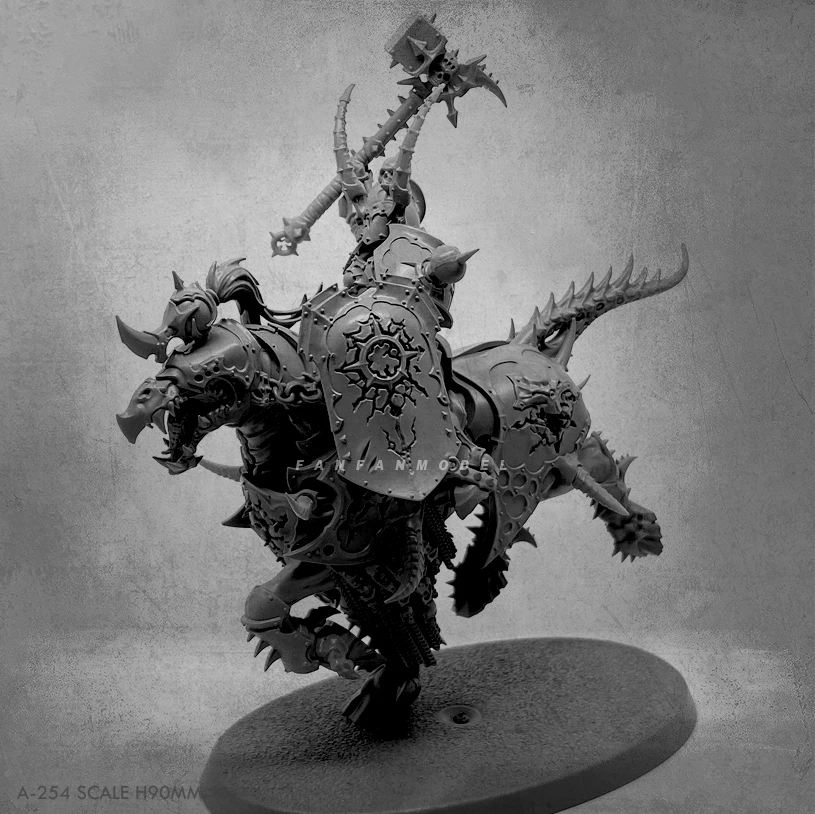 90 мм набор моделей из смолы рыцарь Самостоятельно собранный A 254|Наборы для сборки