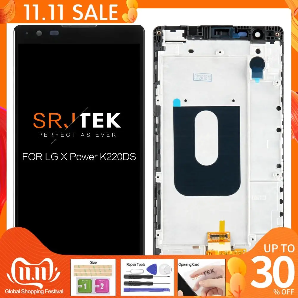 Оригинальный ЖК дисплей 5 3 дюйма для LG X Power K220DS K220 сенсорный дигитайзер в сборе X3
