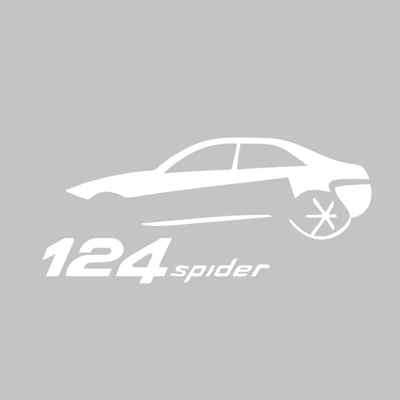 

Car Rear Glass Stickers For fiat 124 spider Car Tail Decal Vinyl Truck Sticker Auto Decoration Accessories