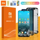 Дисплей Super AMOLED для Xiaomi Redmi Note10, 4G, ЖК-дисплей, сенсорный экран, дигитайзер с рамкой для Redmi Note10, M2101K7AI, экран