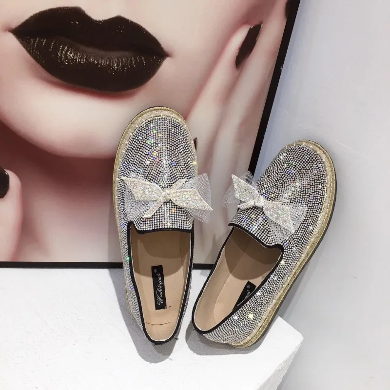 Европейские модные эспадрильи женская обувь кожаные туфли женские лоферы на