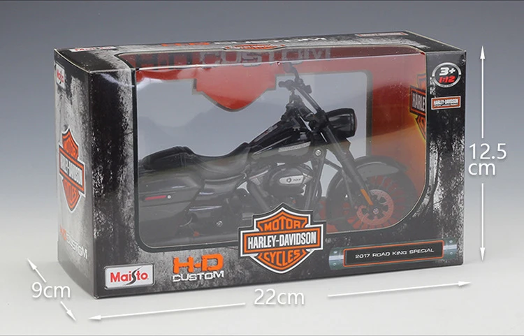 1:12 Road King специальная модель автомобиля Maisto металлическая литая модель спортивного гоночного мотоцикла модель мотоцикла для коллекционных