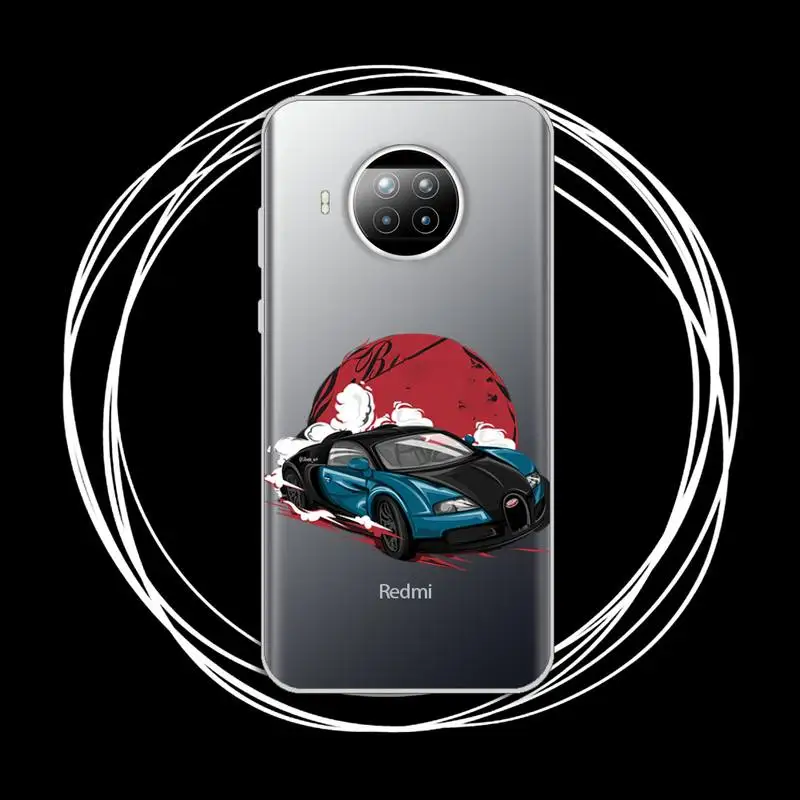 

Cool Japan JDM Sports Car Comic Phone Case Transparent for xiaomi redmi note 8 9 9s 11 10t lite pro