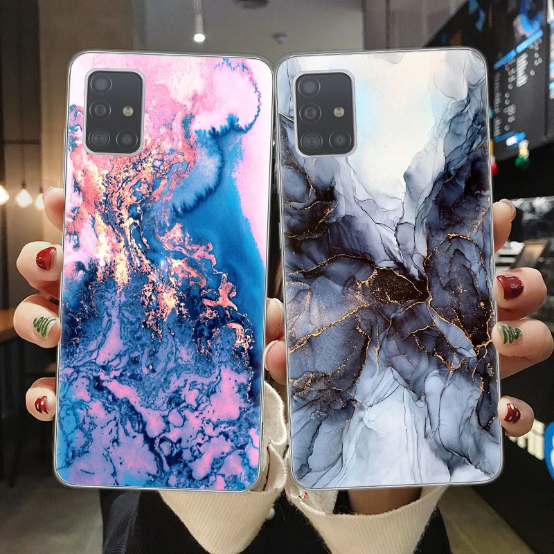 Чехол для телефона Samsung A51 A71 A10 A20 A30 A40 A50 A70 A6 A8 Plus A7 A9 2018 мягкий ТПУ чехол-накладка |