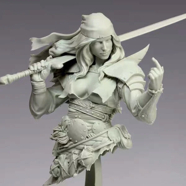 Modelo de busto GK de resina 1/12, kit sin montar y sin pintar-1