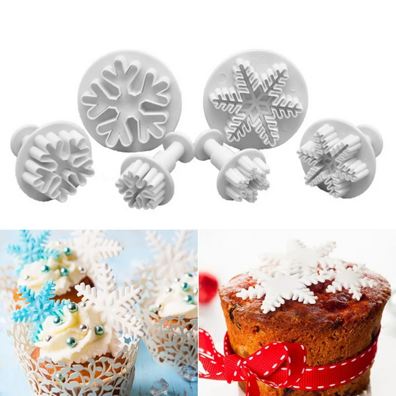 3 шт. Sugarcraft Инструменты для украшения торта помадка Плунжерные резаки
