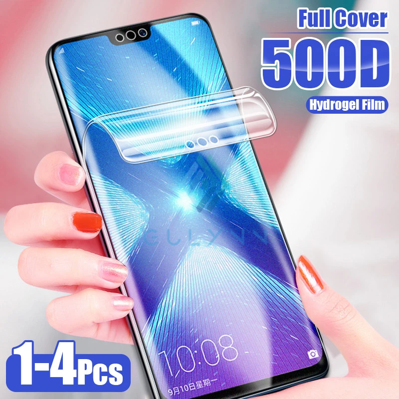 1 4 шт. защитный чехол 500D Гидрогелевая пленка для Huawei P30 Mate 20 30 Pro защита экрана Nova 3i
