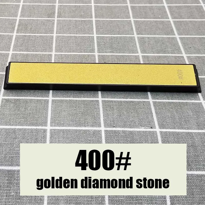 120 3000 8000 10000 grit golden diamond sharpening stone fine grinding polishing knife sharpener - Цвет: diamond 400 grit