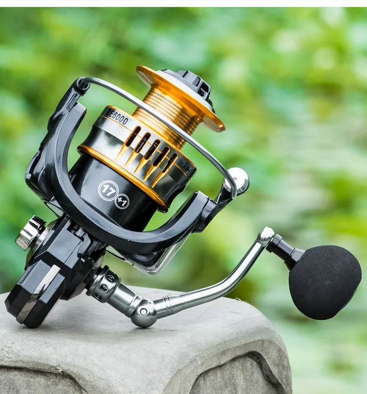 SEAYOU Алюминий сплав Рыболовная катушка макс. 15 кг перетащите морской катер 1000-6000