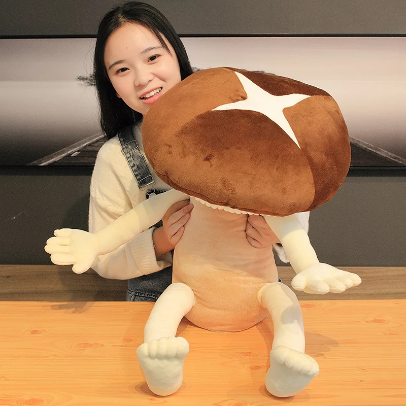 Симпатичная плюшевая подушка 60-90 см искусственный хлеб кауфлуер еда плюшевые