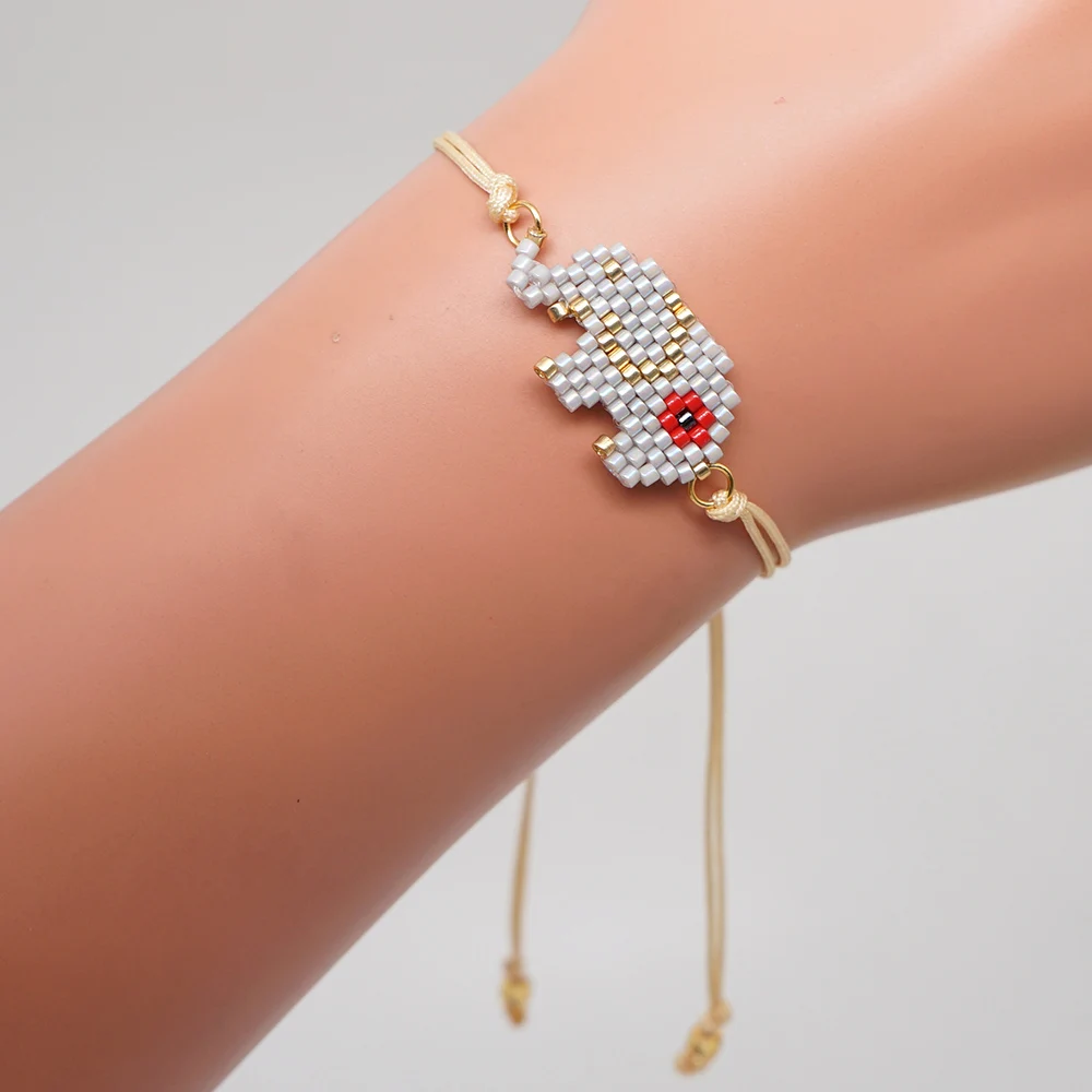 Go2boho MIYUKI браслет женский слон Pulseras Mujer Moda нарукавная повязка подарок ювелирные изделия детские браслеты с животными ручной работы сделай сам