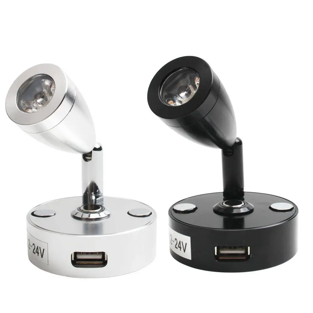 DC 12 V RV Caravan LED Reading Light Wall Lamp For Truck Motorhome Yachts Cabin Bedside Campervan Boat Lighting | Автомобили и
