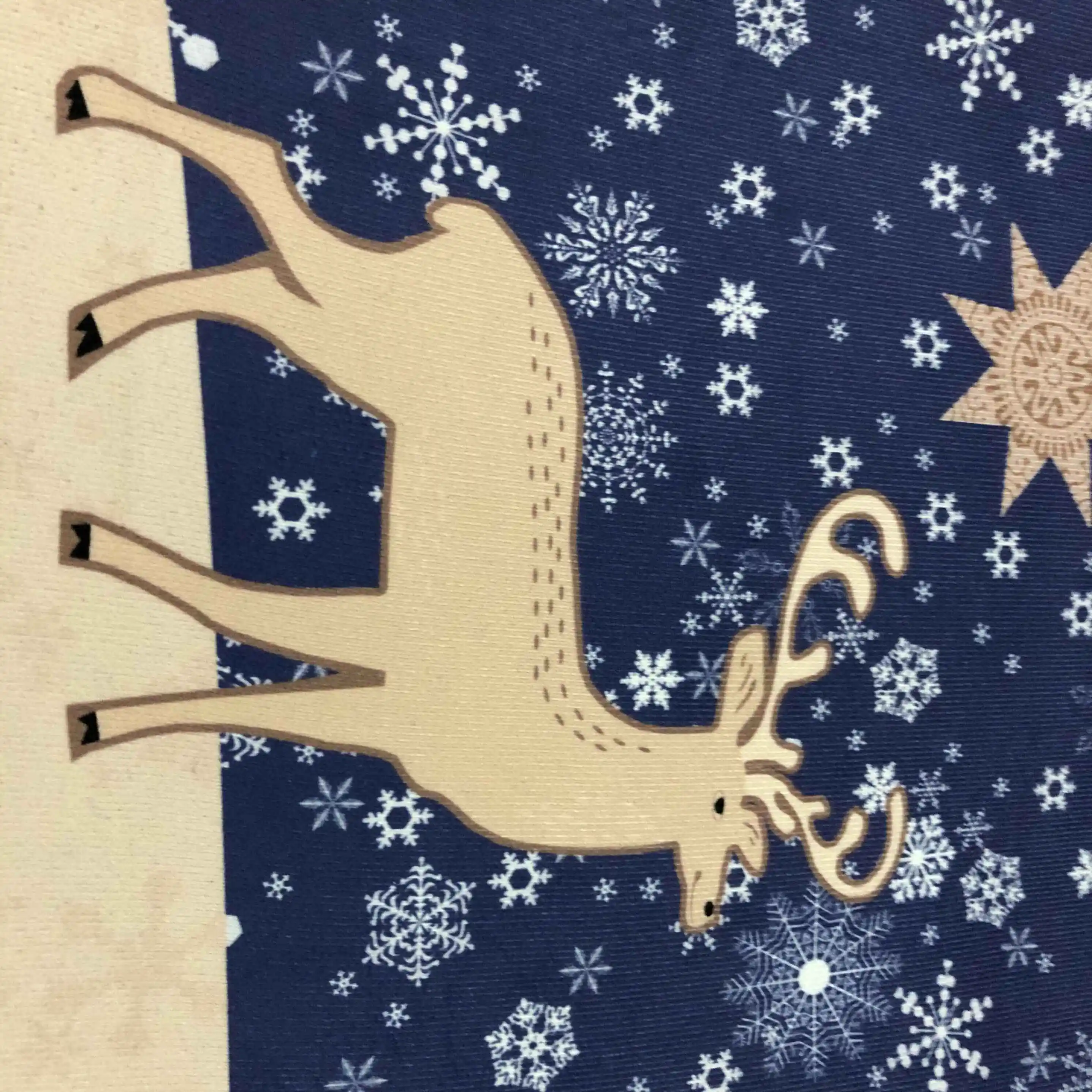 Винтажный стиль входные домашние коврики противоскользящие фланелевые с оленем